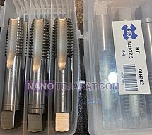 قلاویز دستی سه مرحله ای M20*2.5 DIN352 HSS-E برند OSD قلاویز دستی سه مرحله ای M20*2.5 DIN352 HSS-E برند OSD